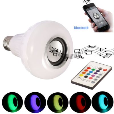 LED Bluetooth Музичка светилка-звучник со далечинско