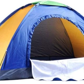 Шатор за кампување - сино/жолта боја (200x200cm)