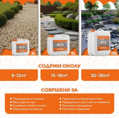 Solid Ground Средство за уредување дворови (3L, 5L, 10L) - Image 3