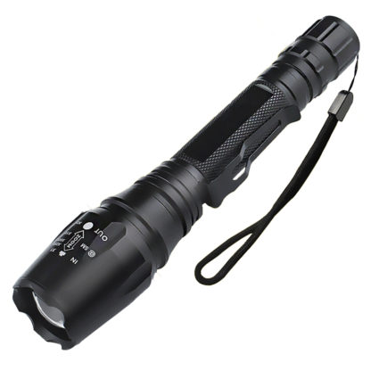 Моќна LED батериска лампа со алуминиумско куќиште - Image 2