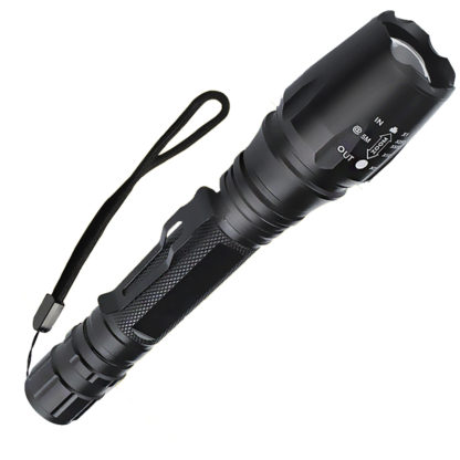 Моќна LED батериска лампа со алуминиумско куќиште - Image 3