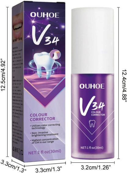 OUHOE V34 - Коректор за избелување на забите - Image 8