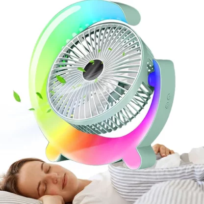 Вентилатор за на биро со RGB светла