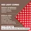 LED Терапевтска лампа со црвена светлина - Image 4