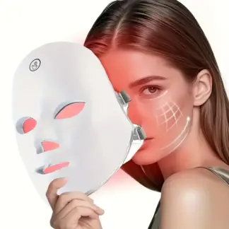 LED маска за лице со светлосна терапија